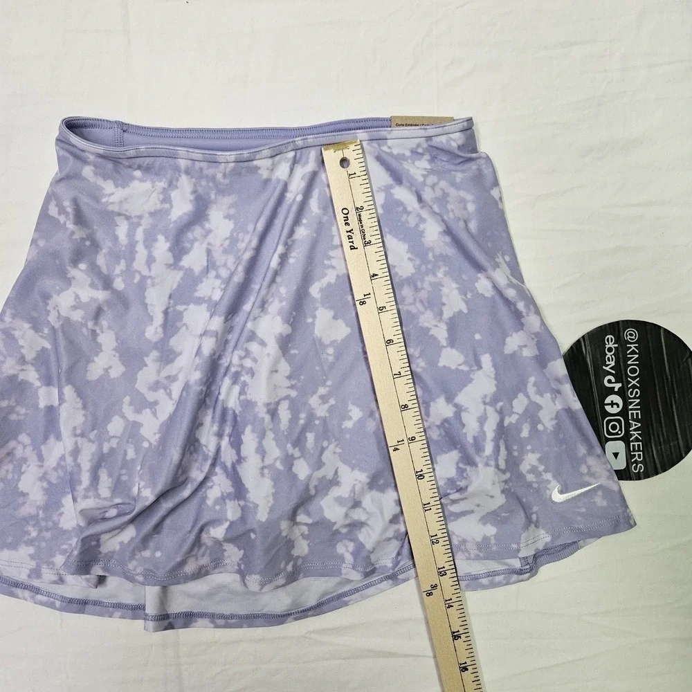 Nike Victory Dri-FIT Flouncy Printed Skirt Purple FZ6804-533 Women's Size XSmall